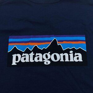 Patagonia Shirt Men's  XL Navy Blue Responsibili-Tee Long Sleeve Regular Fit
